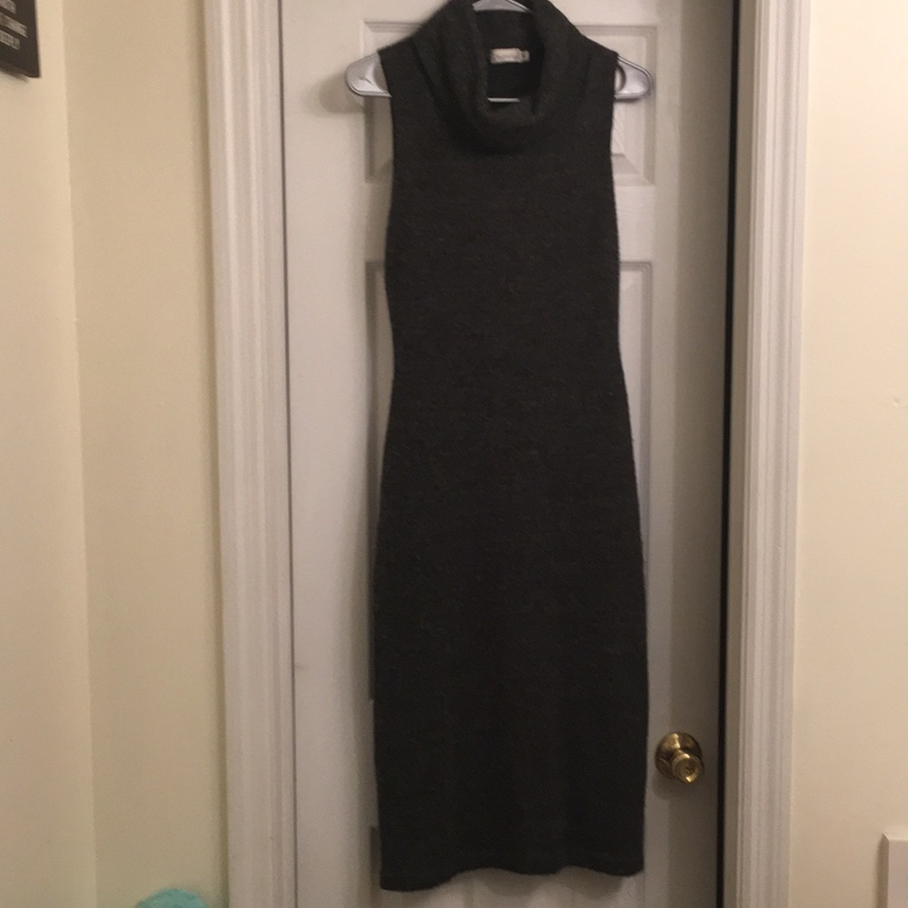 sweater midi fitted dress